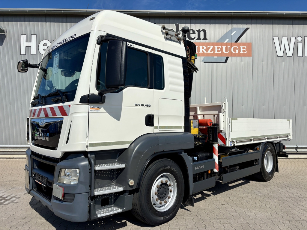 MAN TGS 18.480 4x2 BL / Palfinger PK 14002 Faltkran - Грузовик бортовой/ Платформа, Автоманипулятор: фото 1 MAN TGS 18.480 4x2 BL / Palfinger PK 14002 Faltkran - Грузовик бортовой/ Платформа, Автоманипулятор: фото 1