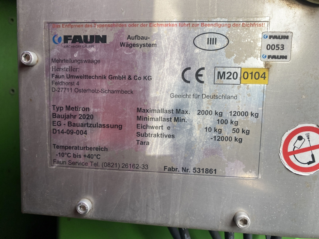 Mercedes-Benz 2533 L 6x2 - Мусоровоз: фото 4 Mercedes-Benz 2533 L 6x2 - Мусоровоз: фото 4