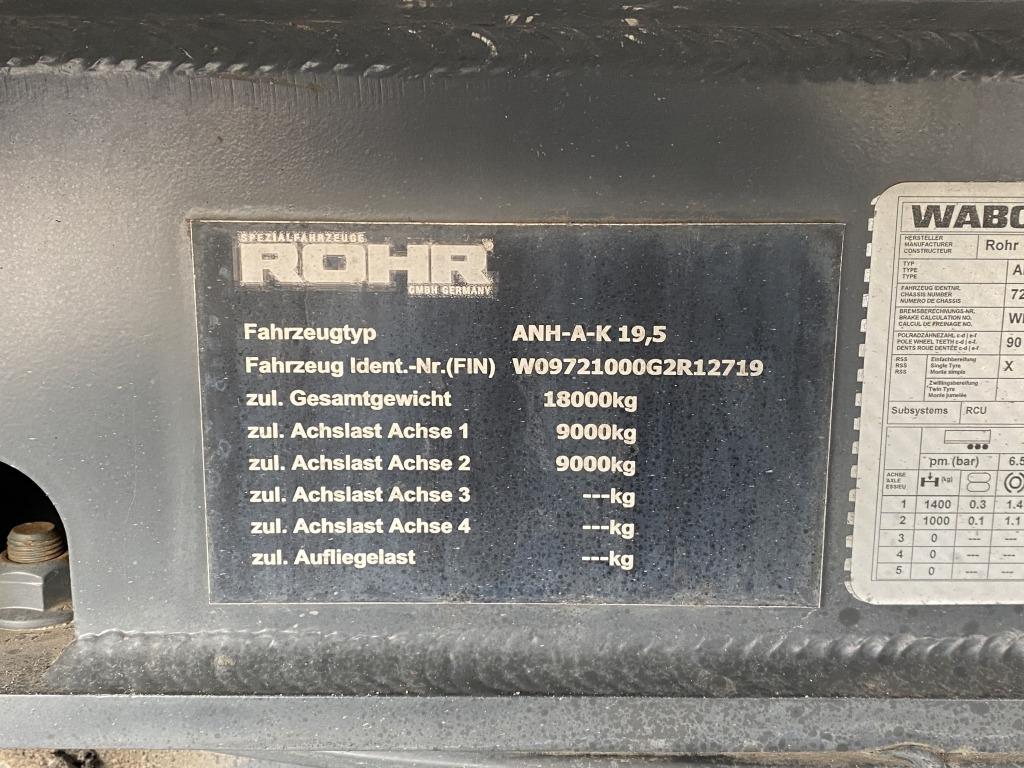 Прицеп-цистерна ROHR A3: фото 13