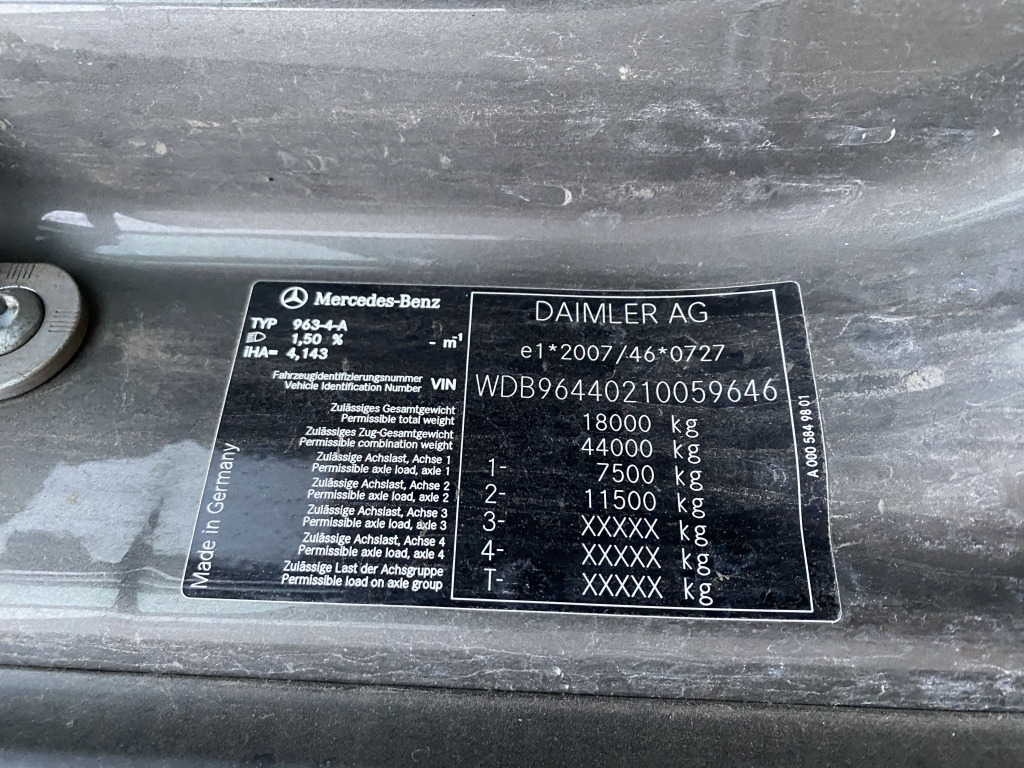 Mercedes-Benz 1845 HAD Arocs Hydrodrive - Тягач: фото 3 Mercedes-Benz 1845 HAD Arocs Hydrodrive - Тягач: фото 3