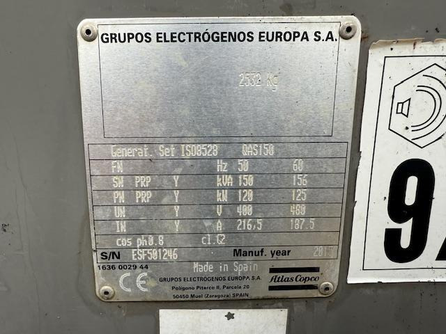 Atlas Copco QAS 150 - Электрогенератор: фото 5 Atlas Copco QAS 150 - Электрогенератор: фото 5