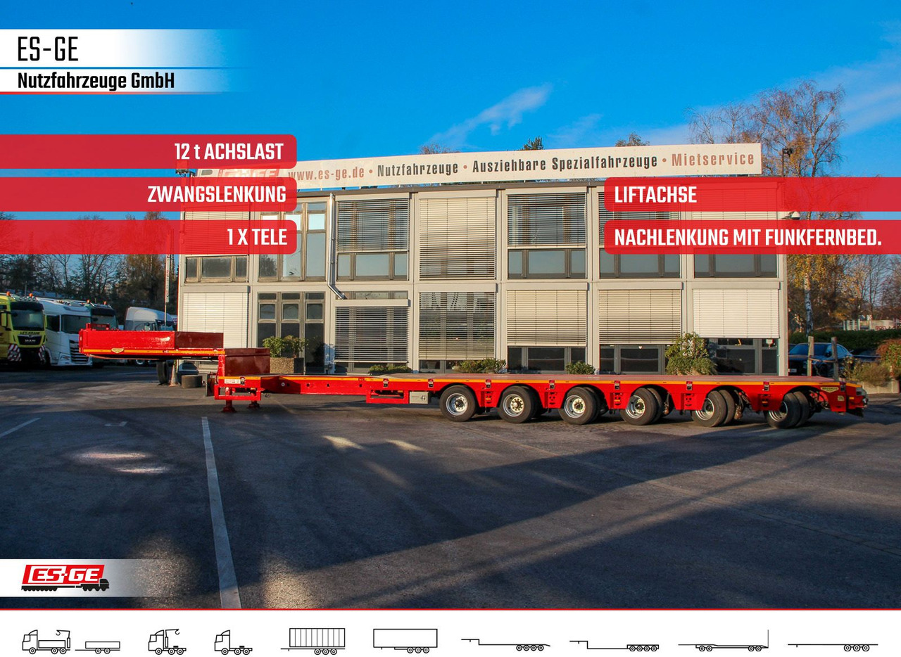 Broshuis 6-Achs-Satteltieflader - teleskopierbar - Низкорамный полуприцеп: фото 1 Broshuis 6-Achs-Satteltieflader - teleskopierbar - Низкорамный полуприцеп: фото 1