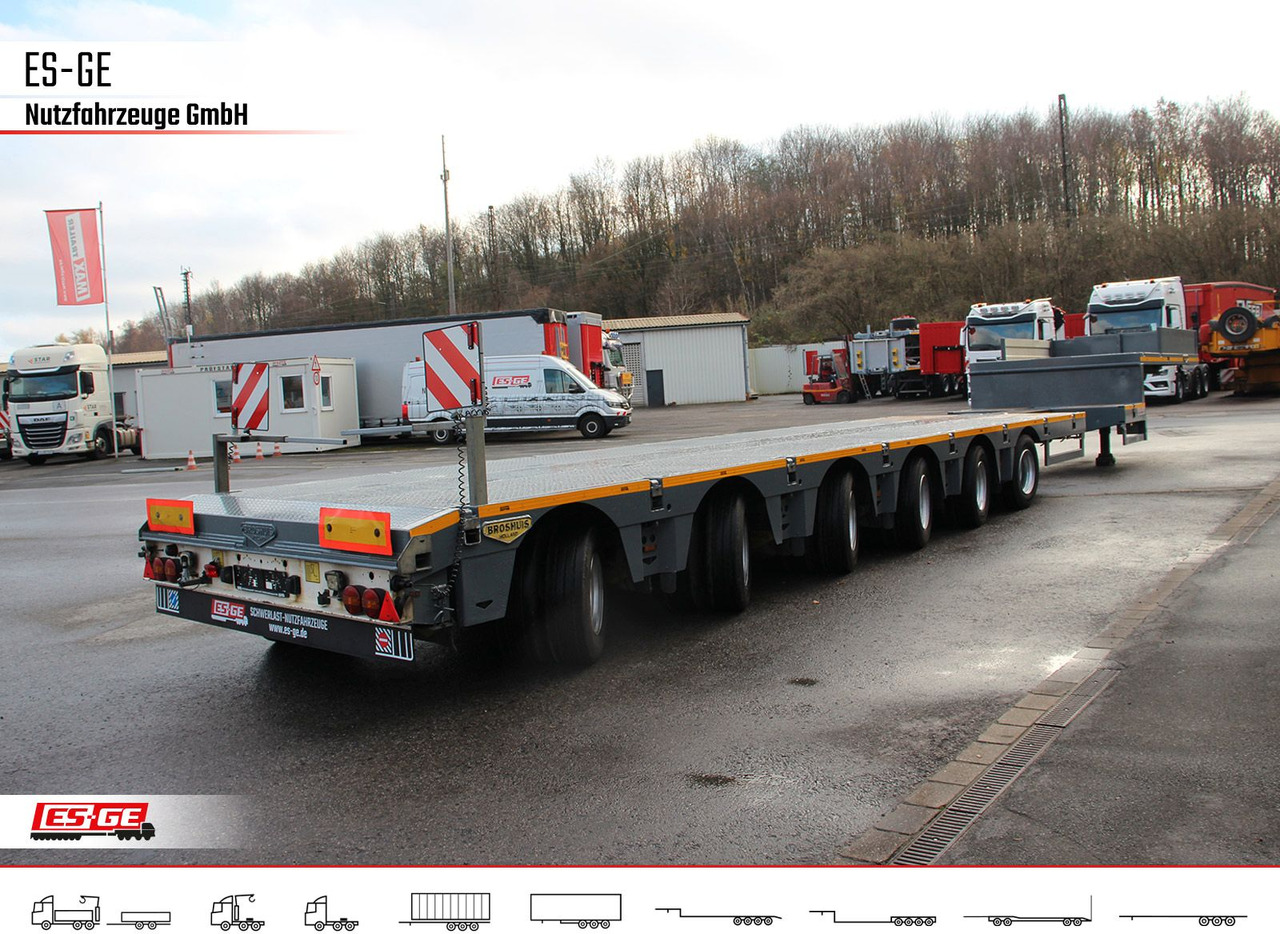 Broshuis 6-Achs-Satteltieflader - teleskopierbar - Низкорамный полуприцеп: фото 5 Broshuis 6-Achs-Satteltieflader - teleskopierbar - Низкорамный полуприцеп: фото 5