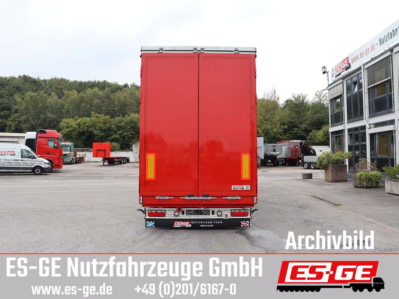ES-GE 4-Achs-Satteltieflader mit Curtainsider-Aufbau - Низкорамный полуприцеп: фото 5 ES-GE 4-Achs-Satteltieflader mit Curtainsider-Aufbau - Низкорамный полуприцеп: фото 5