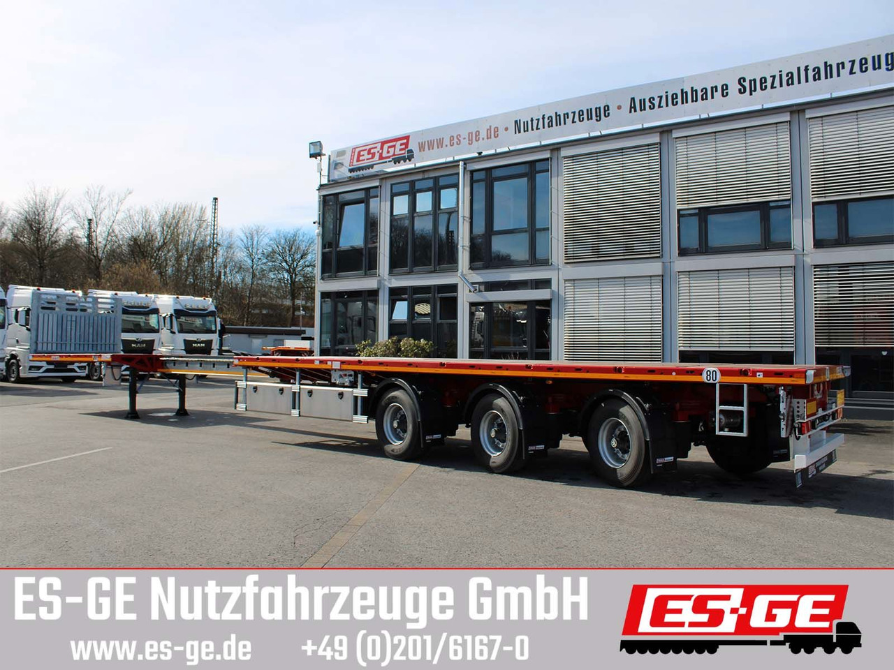 Faymonville MAX Trailer MAX210 Telesattel - Полуприцеп бортовой/ Платформа: фото 1 Faymonville MAX Trailer MAX210 Telesattel - Полуприцеп бортовой/ Платформа: фото 1