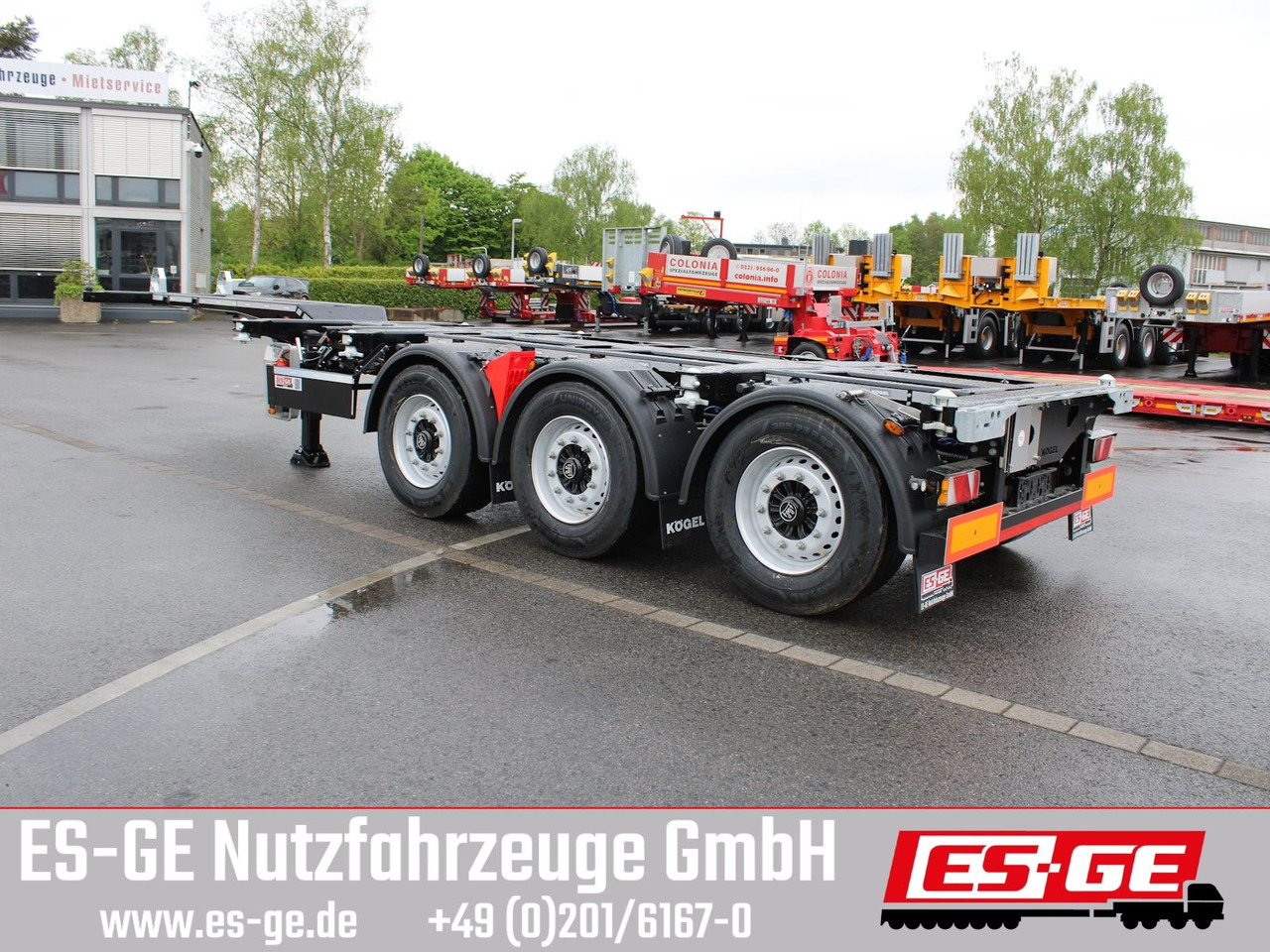 Kögel PORT 45 TRIPLEX Containerchassis - Полуприцеп-контейнеровоз/ Сменный кузов: фото 1 Kögel PORT 45 TRIPLEX Containerchassis - Полуприцеп-контейнеровоз/ Сменный кузов: фото 1