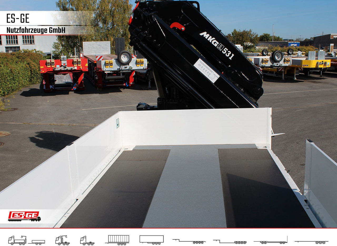 Грузовик бортовой/ Платформа, Автоманипулятор MAN TGX 26.480 6x2-4 LL, MKG-Ladekran HLK531 a5: фото 8