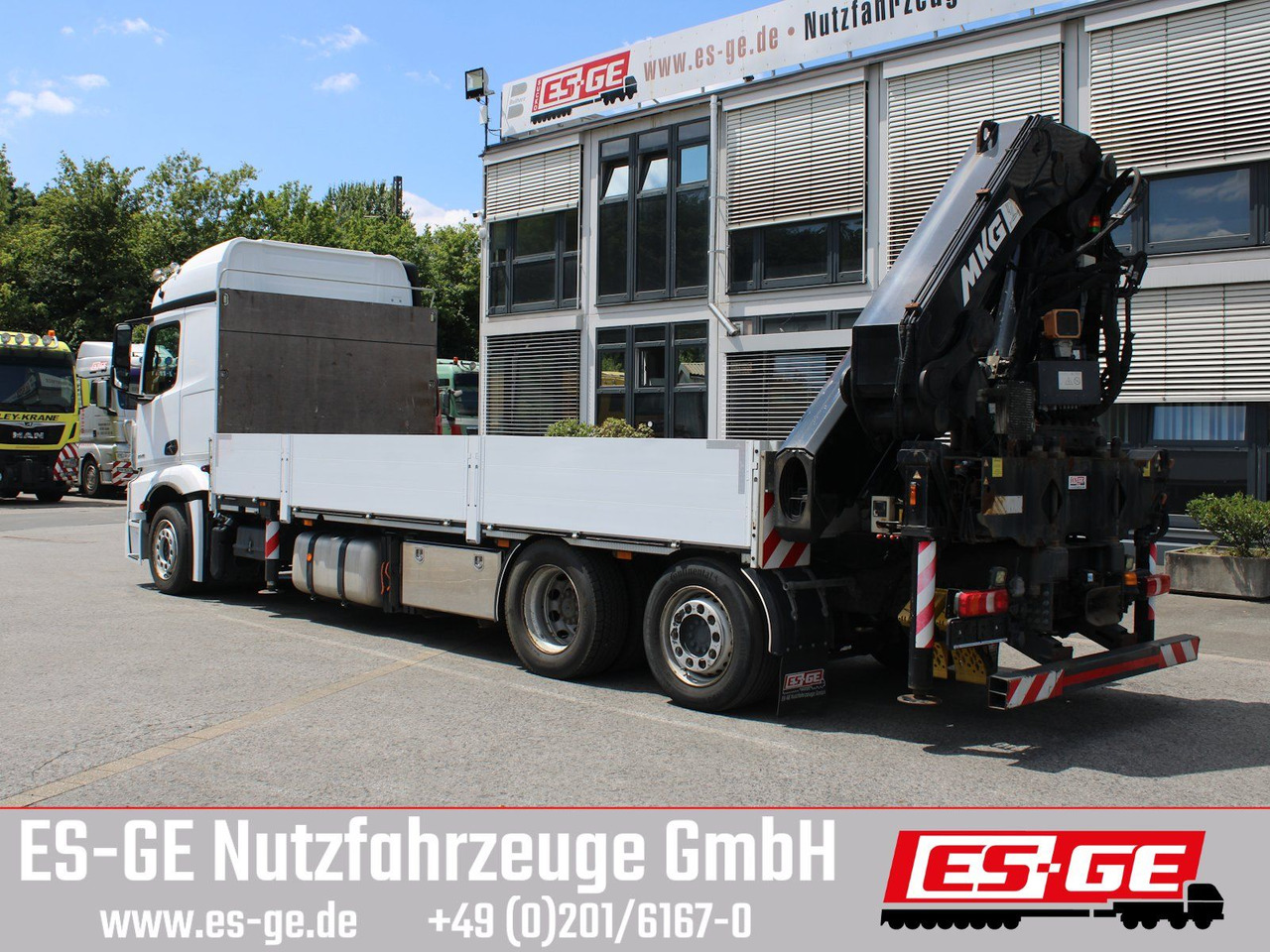 Mercedes-Benz 2546 6X2 ACTROS mit MKG Ladekran HLK 531HP a5 - Грузовик бортовой/ Платформа, Автоманипулятор: фото 2 Mercedes-Benz 2546 6X2 ACTROS mit MKG Ladekran HLK 531HP a5 - Грузовик бортовой/ Платформа, Автоманипулятор: фото 2
