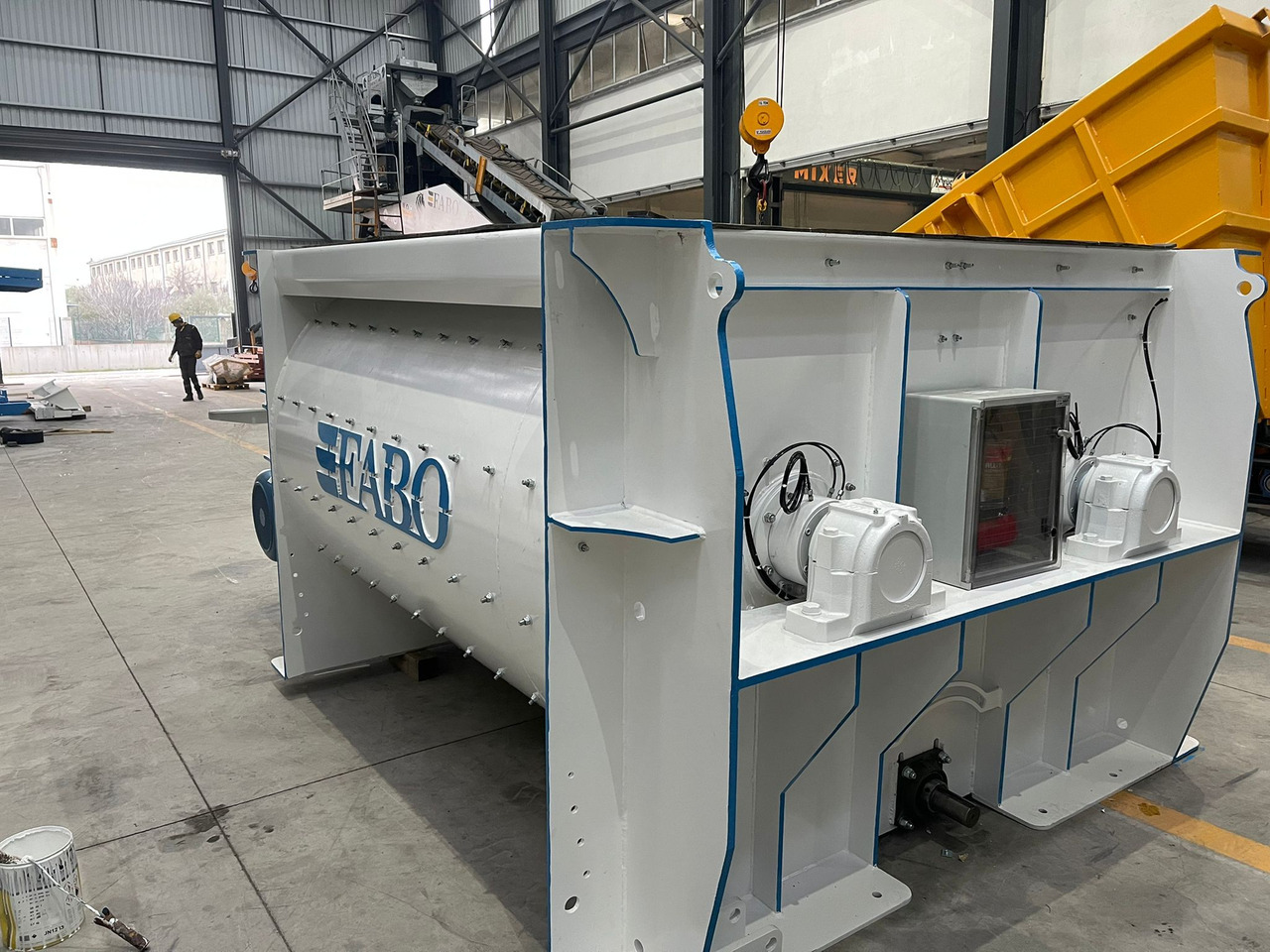 FABO Double Shaft Concrete Mixer ( Twin Shaft Mixer ) - Бетономешалка: фото 3 FABO Double Shaft Concrete Mixer ( Twin Shaft Mixer ) - Бетономешалка: фото 3