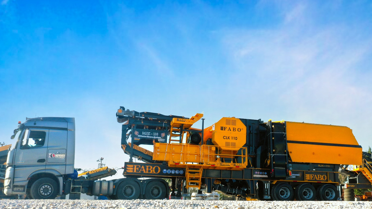 Новый Мобильная дробилка FABO MJK110 SERIES 180-320 TPH MOBILE JAW CRUSHER PLANT: фото 1
