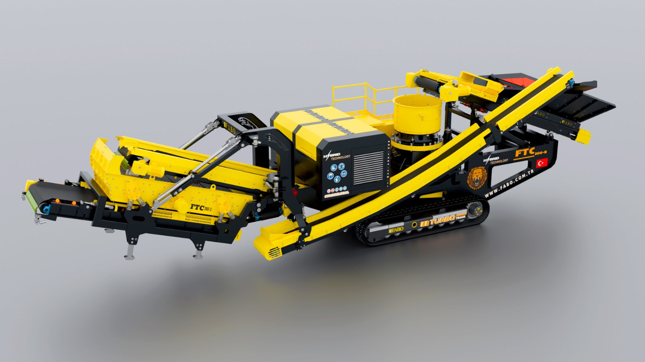 FABO Mobile cone crusher with post screen FTC300S - Мобильная дробилка: фото 3 FABO Mobile cone crusher with post screen FTC300S - Мобильная дробилка: фото 3