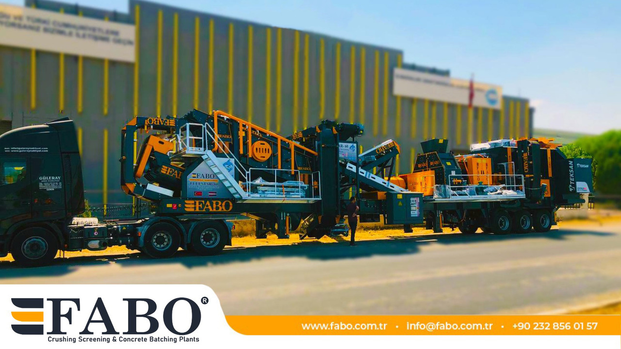 Новый Мобильная дробилка FABO Mobile crusher: фото 20