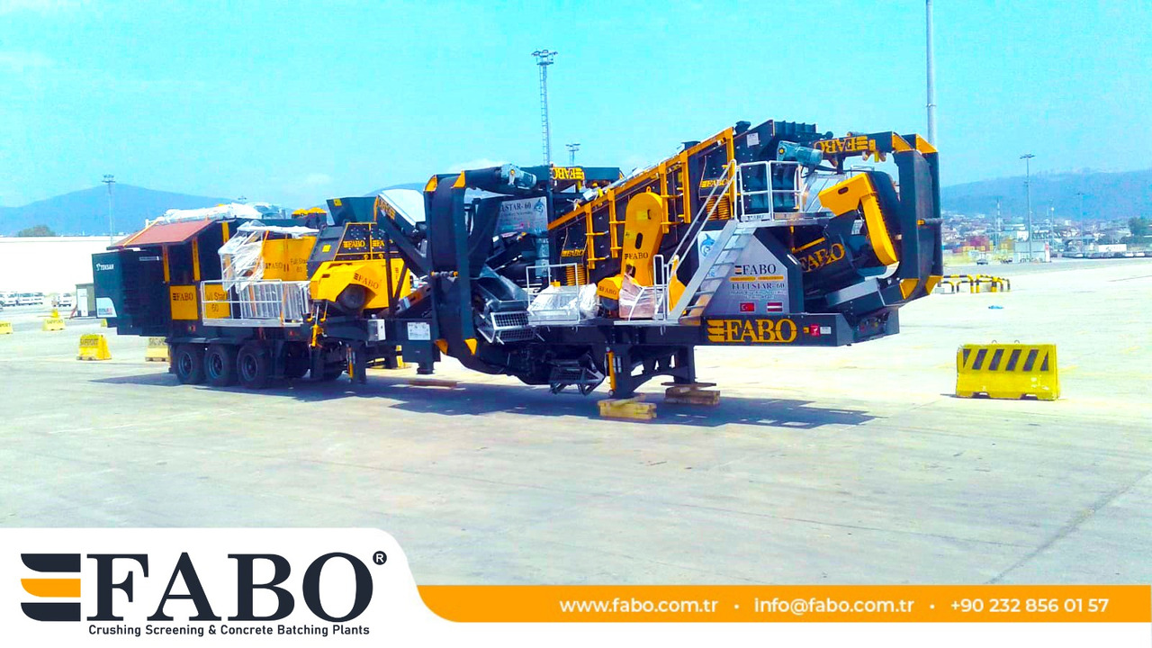 Новый Мобильная дробилка FABO Mobile crusher: фото 18