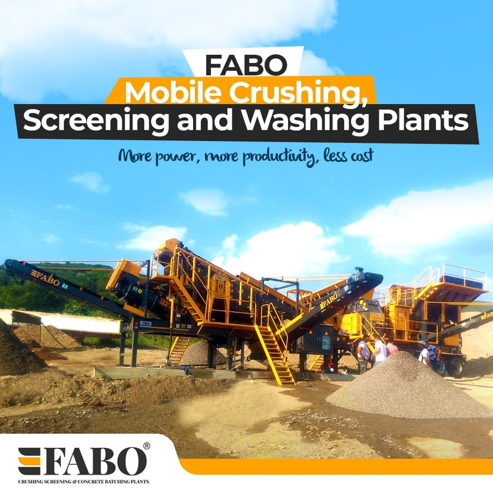 Новый Мобильная дробилка FABO Mobile crusher: фото 13