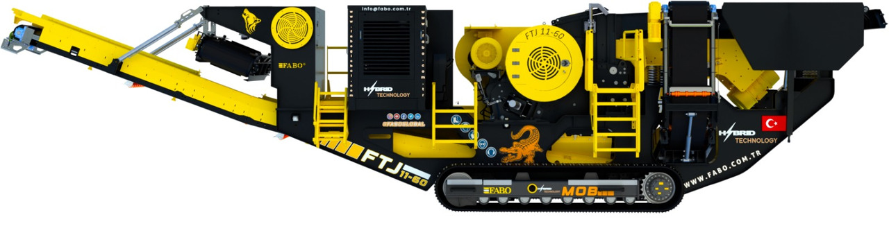 Новый Мобильная дробилка FABO Mobile crusher: фото 15