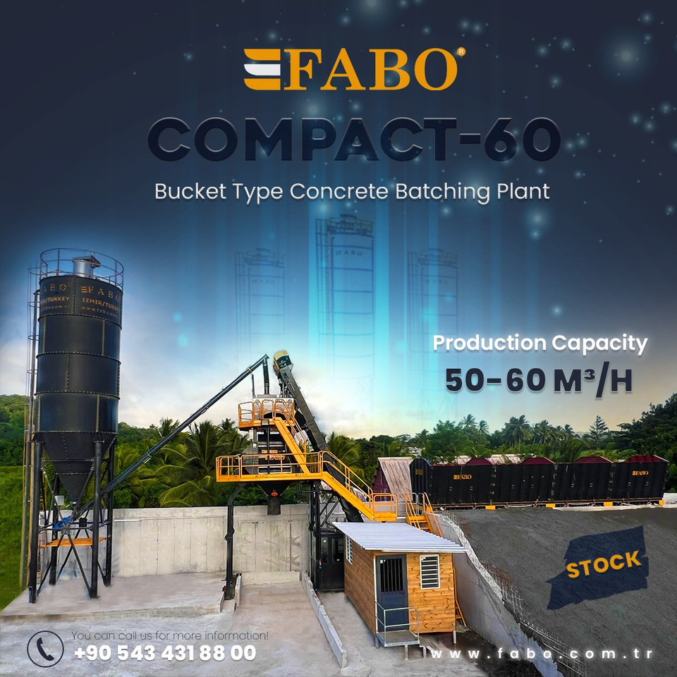 FABO compact concrete plant - Бетонный завод: фото 1 FABO compact concrete plant - Бетонный завод: фото 1