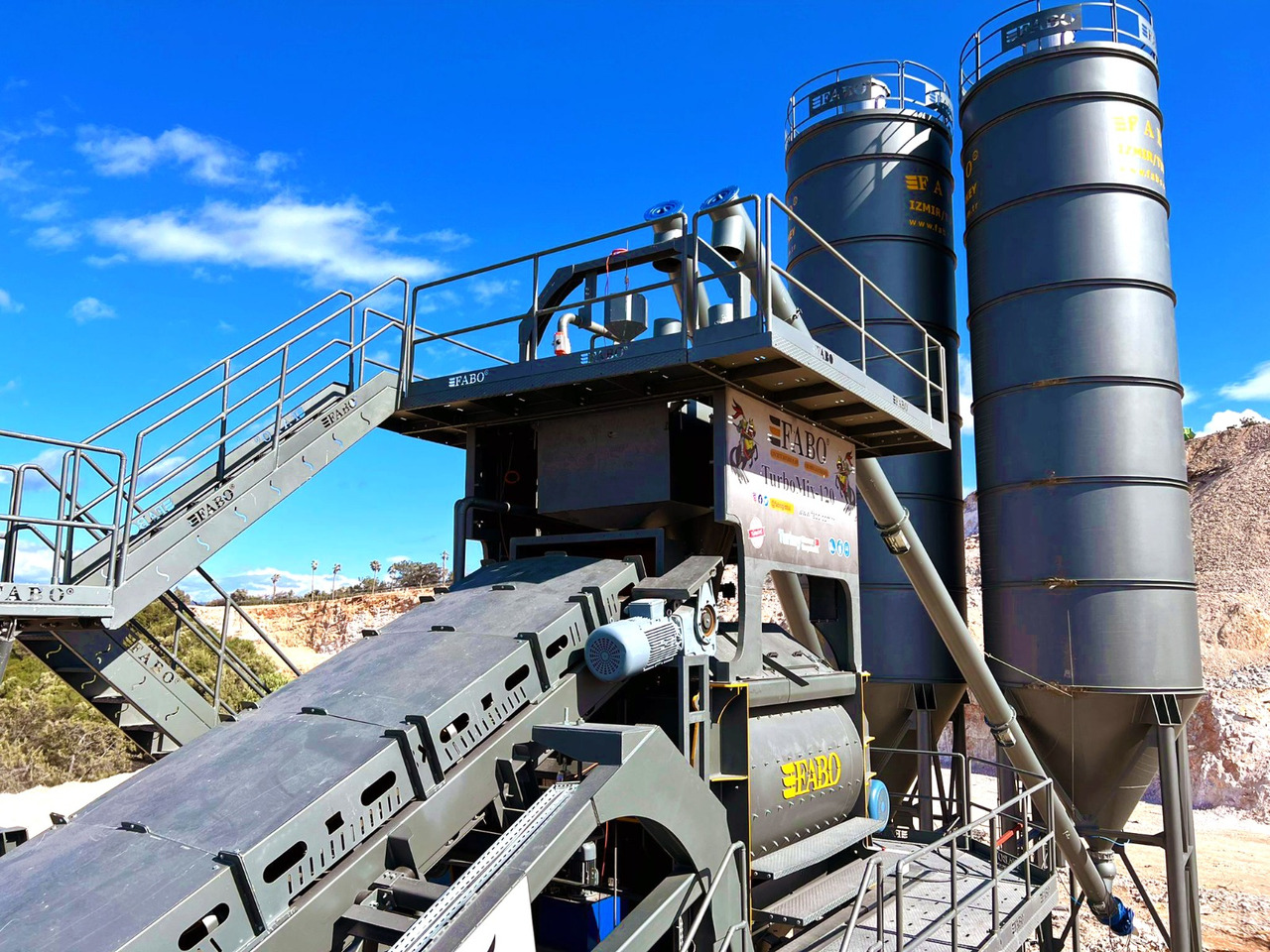 FABO mobile concrete batching plant - Бетонный завод: фото 5 FABO mobile concrete batching plant - Бетонный завод: фото 5