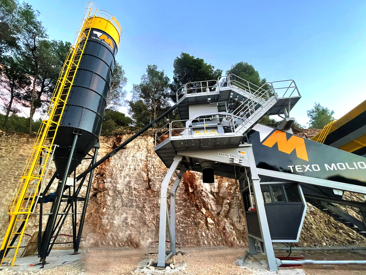 Новый Бетонный завод FABO mobile concrete batching plant: фото 1