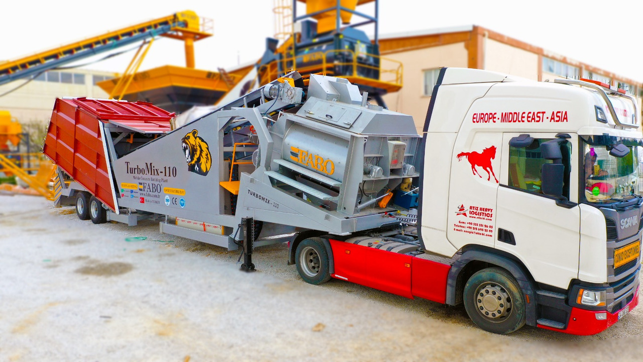 FABO mobile concrete batching plant - Бетонный завод: фото 1 FABO mobile concrete batching plant - Бетонный завод: фото 1