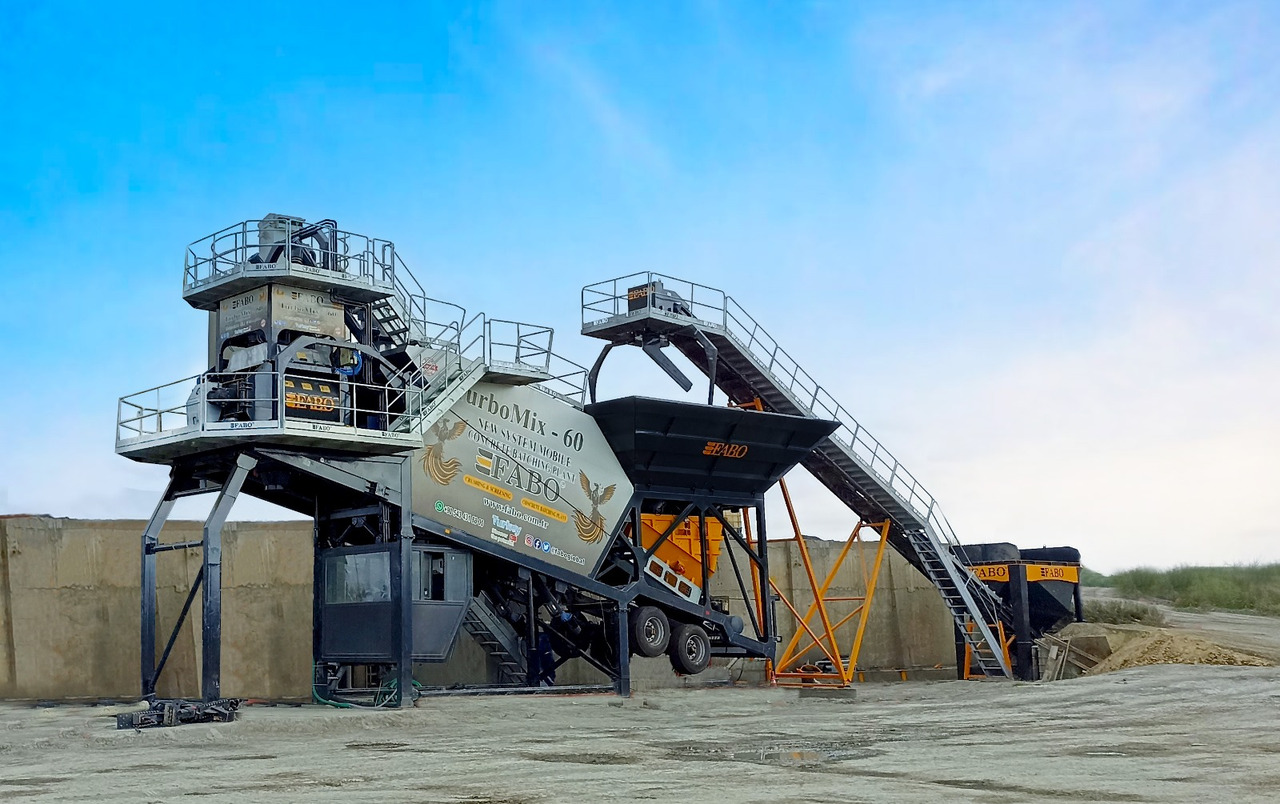 FABO mobile concrete batching plant - Бетонный завод: фото 1 FABO mobile concrete batching plant - Бетонный завод: фото 1
