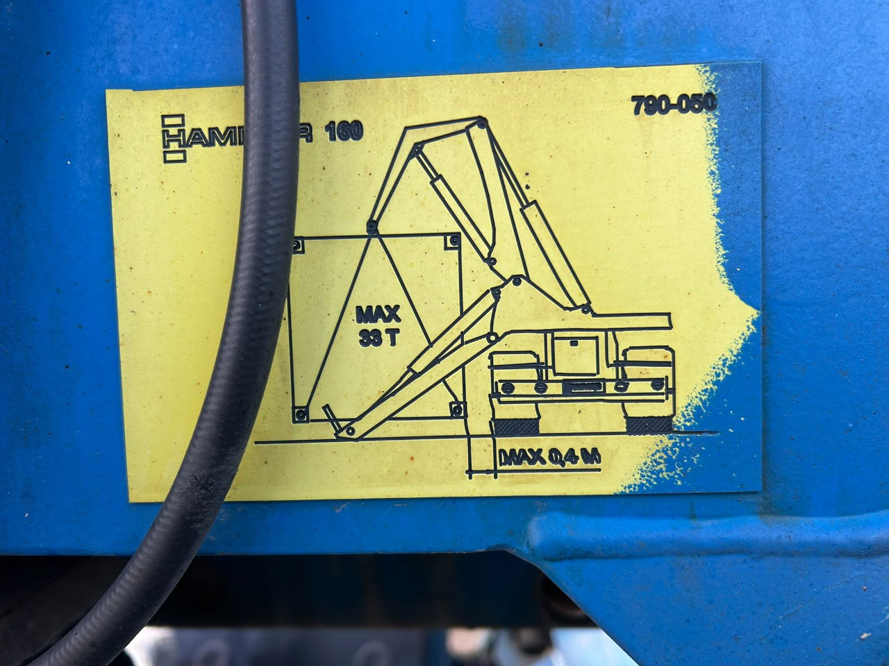 Полуприцеп-контейнеровоз/ Сменный кузов Hammar Sideloader 160 S / 20ft - 2 x 20 ft - 40 - Containers / 33 Tons lifting capacity / Remote control: фото 10