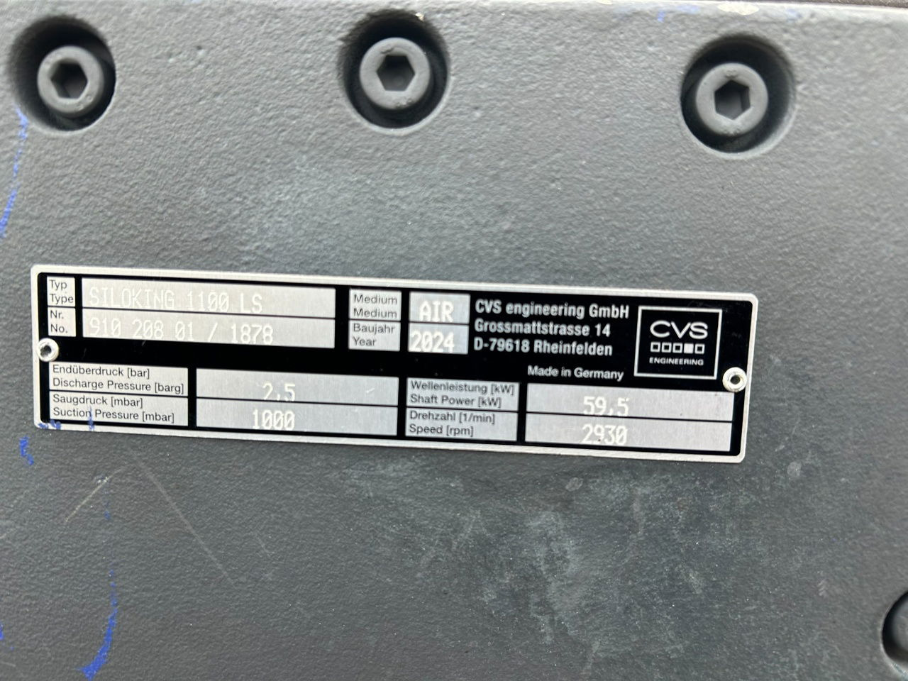 Ingersoll Rand CVS Siloking 1100 LS / Compressor / 2.5 bar / 2024 / RTI box - Отопление/ Вентиляция для Грузовиков: фото 3 Ingersoll Rand CVS Siloking 1100 LS / Compressor / 2.5 bar / 2024 / RTI box - Отопление/ Вентиляция для Грузовиков: фото 3