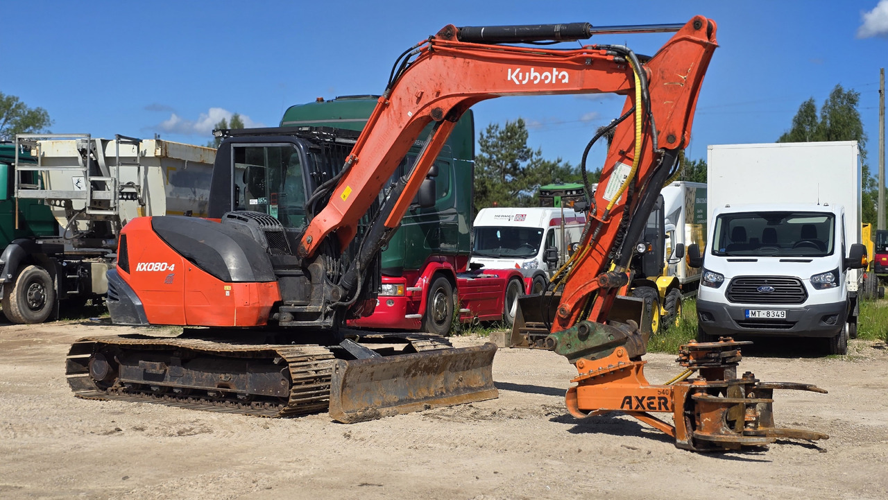 Kubota KX080-4, AXER 540 - Лесной трактор: фото 3 Kubota KX080-4, AXER 540 - Лесной трактор: фото 3