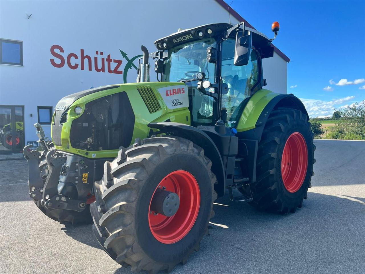 CLAAS Axion 870 CMATIC mit S10 GPS und Cebis Touch, Vorderreifen NEU - Трактор: фото 1 CLAAS Axion 870 CMATIC mit S10 GPS und Cebis Touch, Vorderreifen NEU - Трактор: фото 1