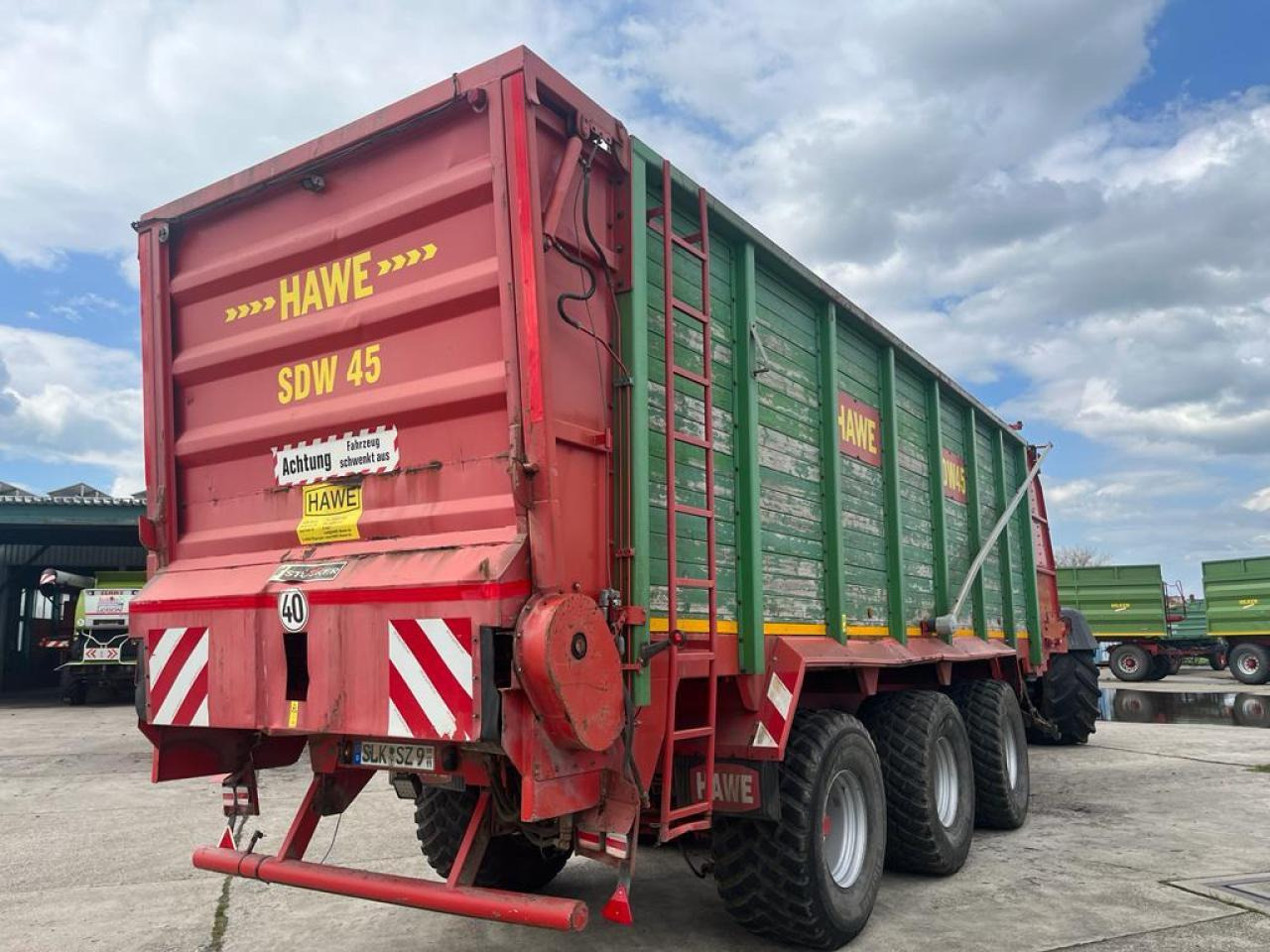 HAWE Tridem SDW 45T, Silagewagen - Сельскохозяйственный прицеп-самосвал: фото 3 HAWE Tridem SDW 45T, Silagewagen - Сельскохозяйственный прицеп-самосвал: фото 3