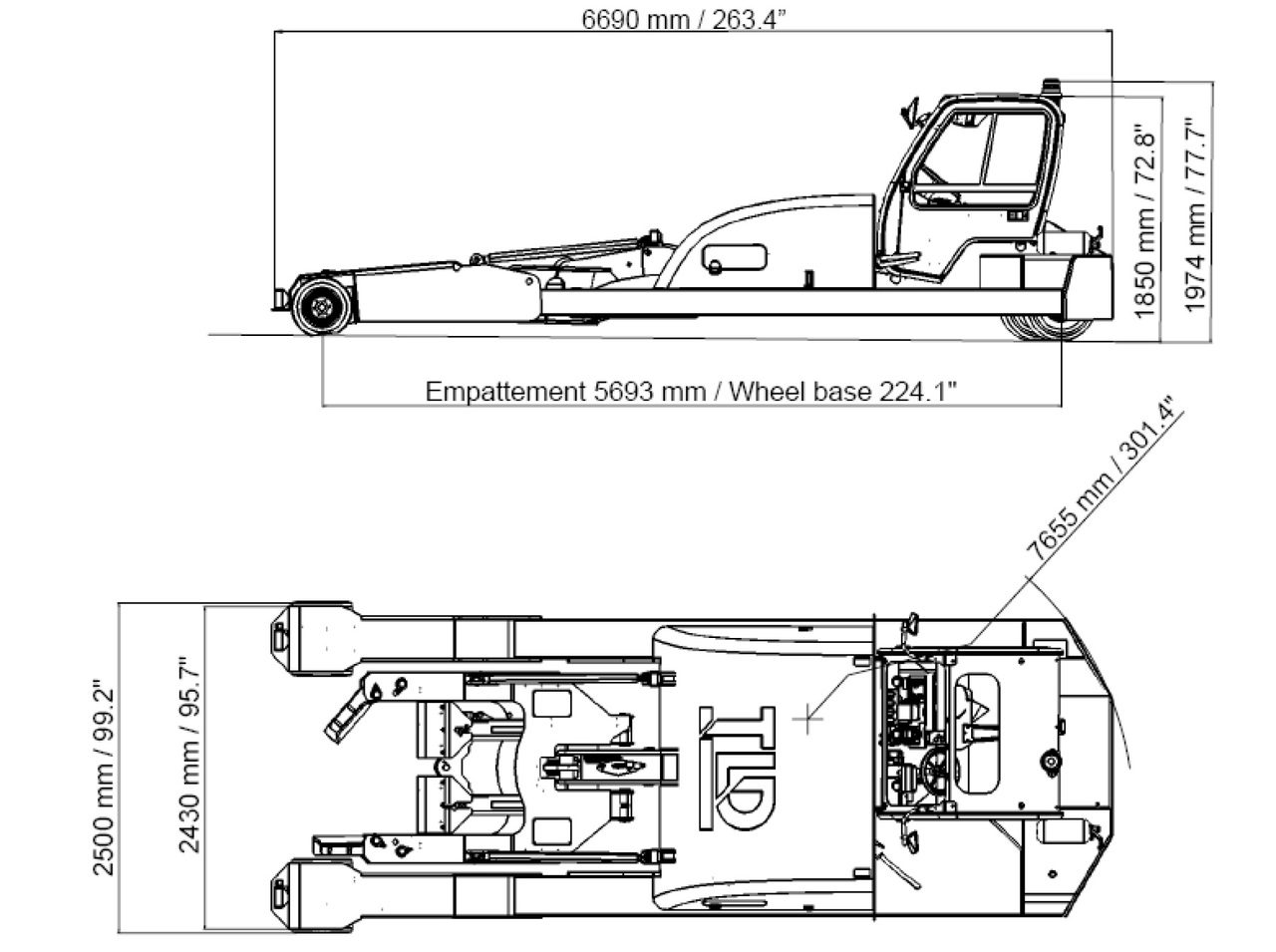TLD Towbarless Pushback TPX 100 E - Аэродромный тягач: фото 4 TLD Towbarless Pushback TPX 100 E - Аэродромный тягач: фото 4