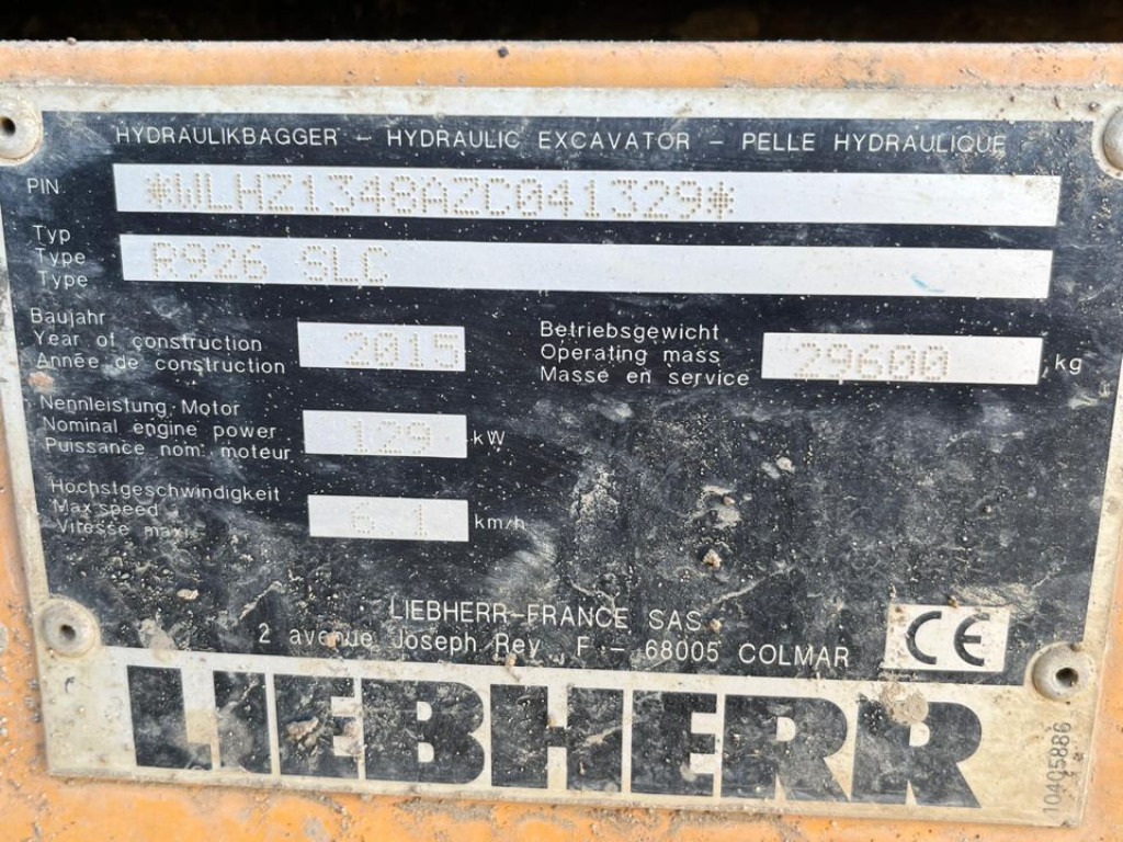 LIEBHERR R 926 SLC Ketten- Raupenbagger Verstella.Deutsch - Гусеничный экскаватор: фото 4 LIEBHERR R 926 SLC Ketten- Raupenbagger Verstella.Deutsch - Гусеничный экскаватор: фото 4