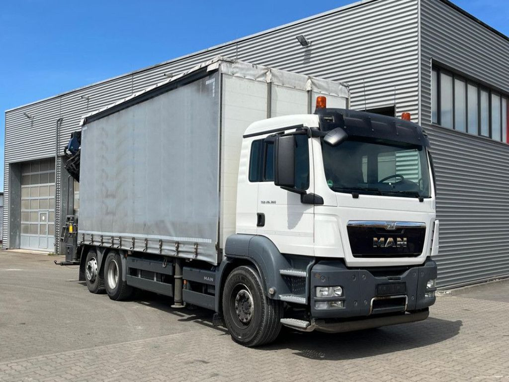 MAN TG-S 26.360 6x2-2LL Pritsche Heckkran 34m/to, Ji - Грузовик бортовой/ Платформа, Автоманипулятор: фото 2 MAN TG-S 26.360 6x2-2LL Pritsche Heckkran 34m/to, Ji - Грузовик бортовой/ Платформа, Автоманипулятор: фото 2