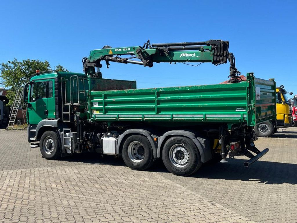 MAN TG-S 28.480 6x4H-4 BL 3-Achs Kipper Kran Funk Li - Самосвал, Автоманипулятор: фото 4 MAN TG-S 28.480 6x4H-4 BL 3-Achs Kipper Kran Funk Li - Самосвал, Автоманипулятор: фото 4
