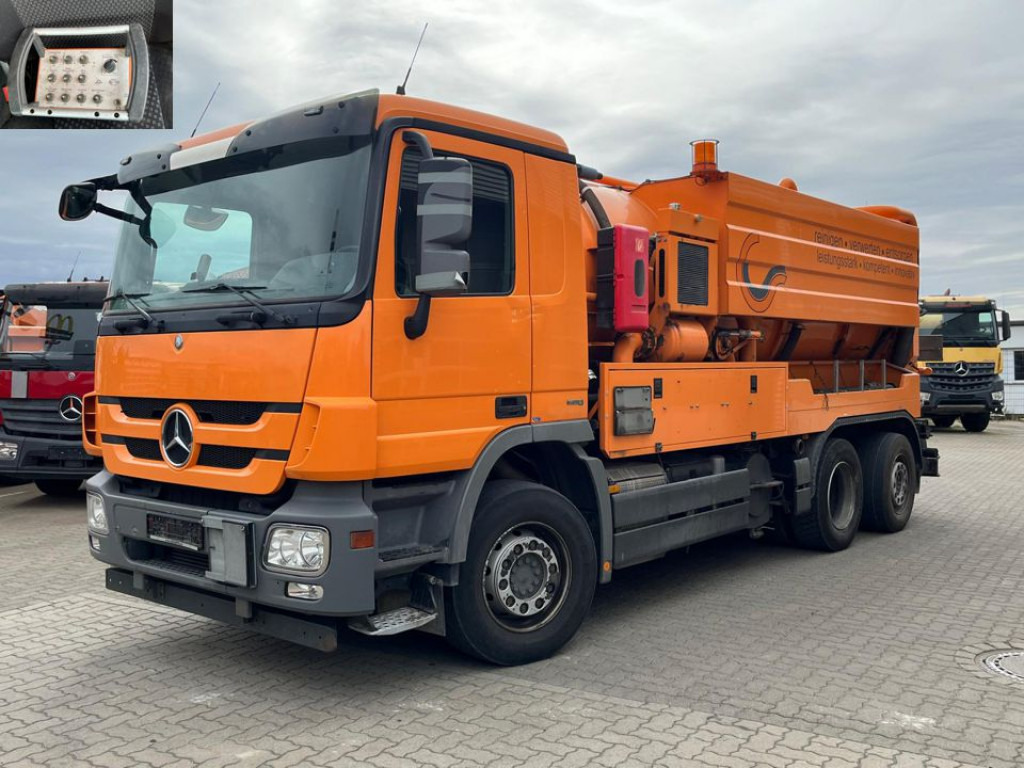MERCEDES-BENZ Actros 2546 L 6x2 Saug + Spülwagen super Zustand ADR - Ассенизатор: фото 1 MERCEDES-BENZ Actros 2546 L 6x2 Saug + Spülwagen super Zustand ADR - Ассенизатор: фото 1