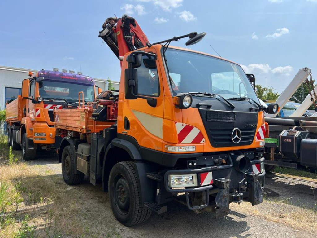 MERCEDES-BENZ Unimog U20 2-Achs Allradkipper Kran Palfinger Kran - Самосвал, Автоманипулятор: фото 5 MERCEDES-BENZ Unimog U20 2-Achs Allradkipper Kran Palfinger Kran - Самосвал, Автоманипулятор: фото 5