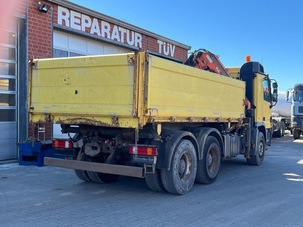 Mercedes-Benz Actros 2644 6x4 3-Achs Kipper Kran Funkt+Greifer - Самосвал, Автоманипулятор: фото 4 Mercedes-Benz Actros 2644 6x4 3-Achs Kipper Kran Funkt+Greifer - Самосвал, Автоманипулятор: фото 4