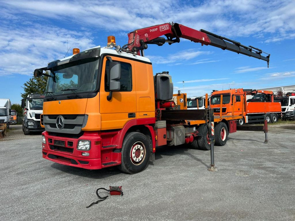 Mercedes-Benz Actros 2646 L 6x4 Pritsche Kran Fassi 450 45m/t - Грузовик бортовой/ Платформа, Автоманипулятор: фото 1 Mercedes-Benz Actros 2646 L 6x4 Pritsche Kran Fassi 450 45m/t - Грузовик бортовой/ Платформа, Автоманипулятор: фото 1