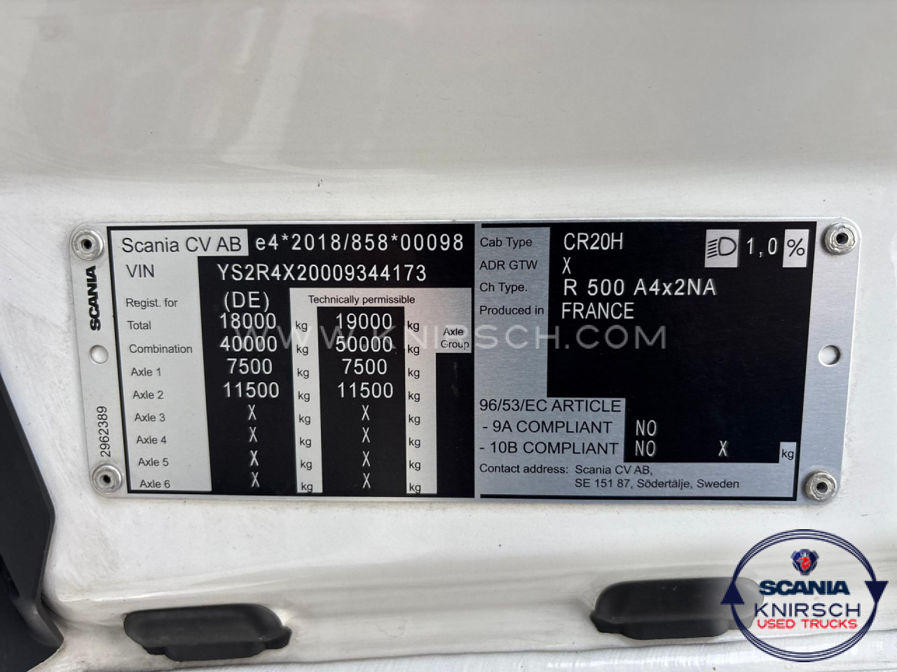 SCANIA R500A4x2NA / Highline / LED / PTO / Standklima - Тягач: фото 3 SCANIA R500A4x2NA / Highline / LED / PTO / Standklima - Тягач: фото 3