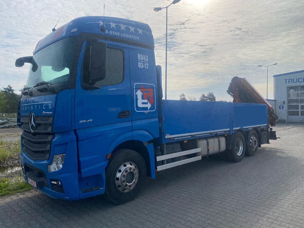 Mercedes-Benz ACTROS 2545 6x2 Pritsch Kran Palfinger PK20001 - Автоманипулятор: фото 1 Mercedes-Benz ACTROS 2545 6x2 Pritsch Kran Palfinger PK20001 - Автоманипулятор: фото 1