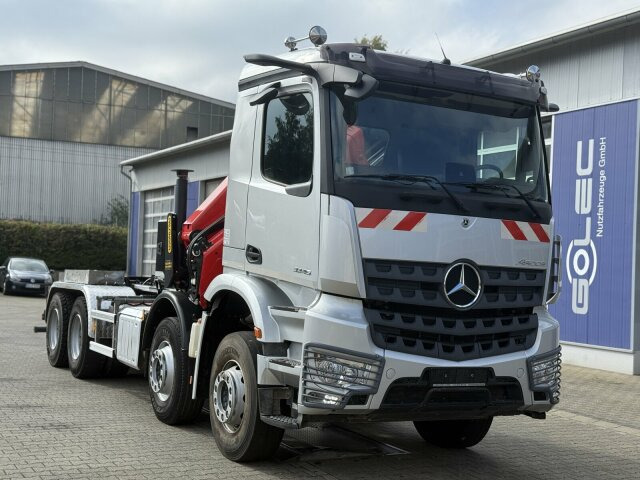 Mercedes-Benz Arocs 3246 8x4 Abrollkipper Kran Palfinger 19001 - Крюковой мультилифт, Автоманипулятор: фото 1 Mercedes-Benz Arocs 3246 8x4 Abrollkipper Kran Palfinger 19001 - Крюковой мультилифт, Автоманипулятор: фото 1