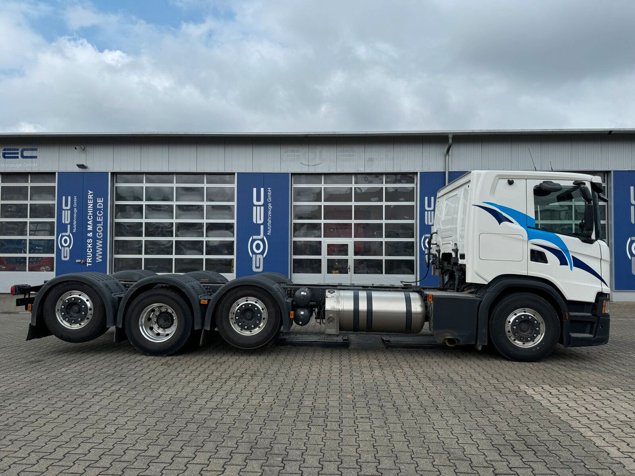 Scania G 410 B8x2*6 NB LNG Fahrgestell Nebenantrieb - Грузовик-цистерна, Автоманипулятор: фото 4 Scania G 410 B8x2*6 NB LNG Fahrgestell Nebenantrieb - Грузовик-цистерна, Автоманипулятор: фото 4