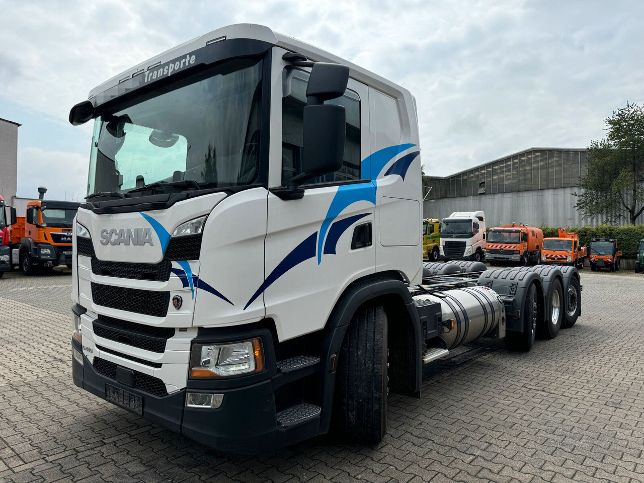 Scania G 410 B8x2*6 NB LNG Fahrgestell Nebenantrieb - Грузовик-цистерна, Автоманипулятор: фото 3 Scania G 410 B8x2*6 NB LNG Fahrgestell Nebenantrieb - Грузовик-цистерна, Автоманипулятор: фото 3