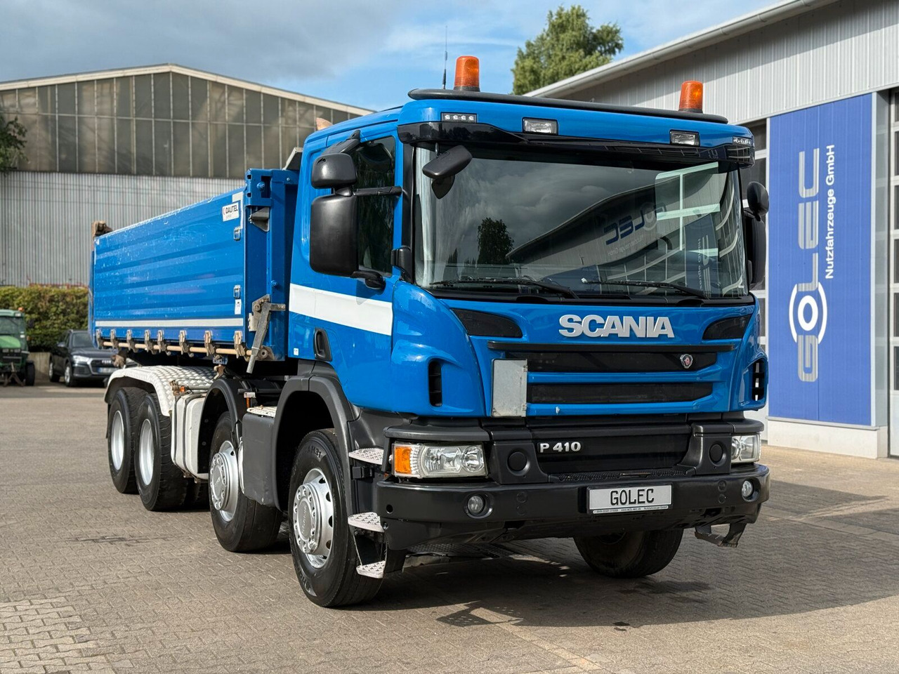 Scania P 410 8x4 Dreiseitenkipper DAUTEL - Самосвал: фото 1 Scania P 410 8x4 Dreiseitenkipper DAUTEL - Самосвал: фото 1