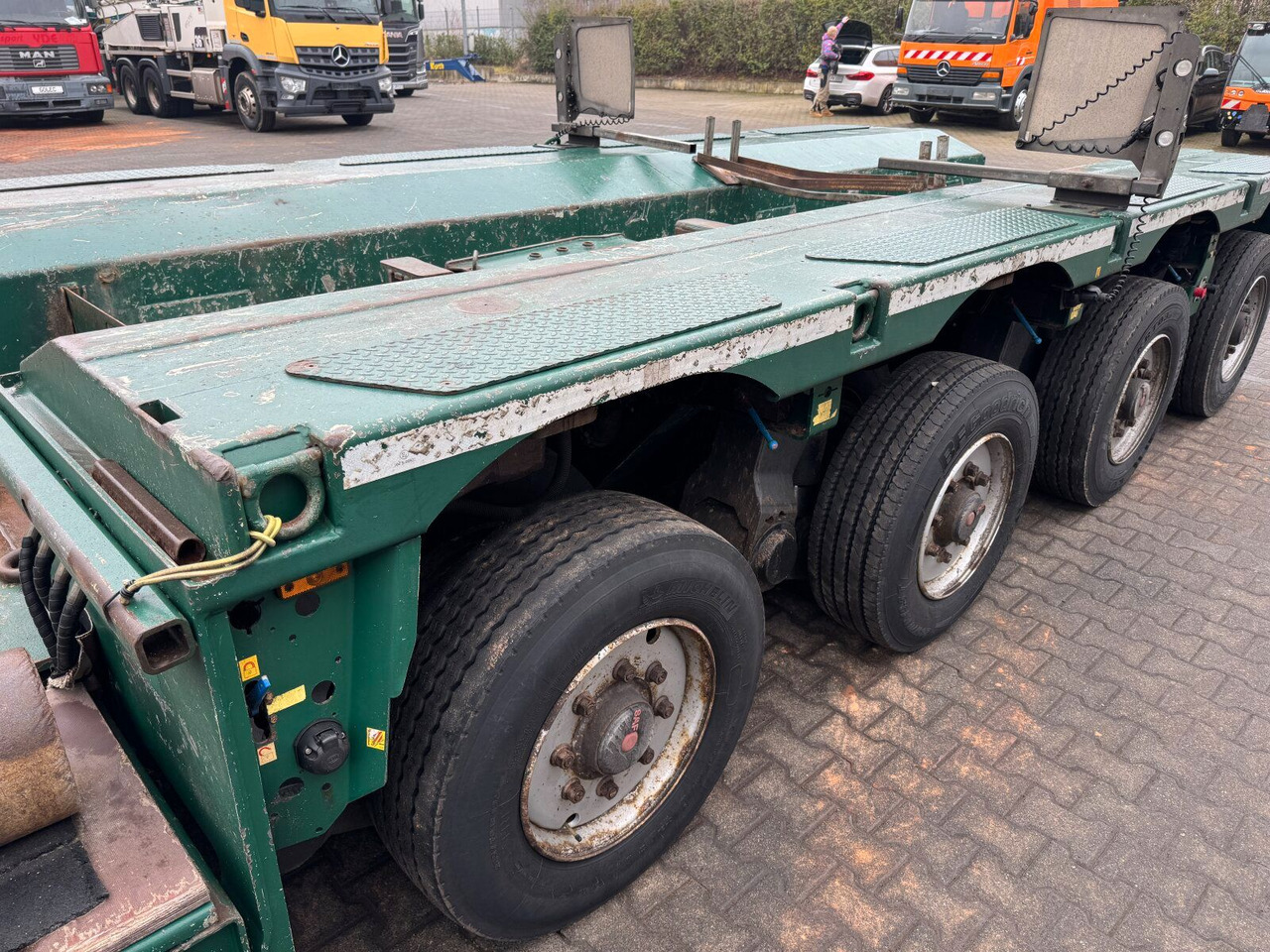 Тягач Mercedes-Benz ACTROS 4163 8x4 Schwerlast +Tieflader 4+2 *83 T: фото 15