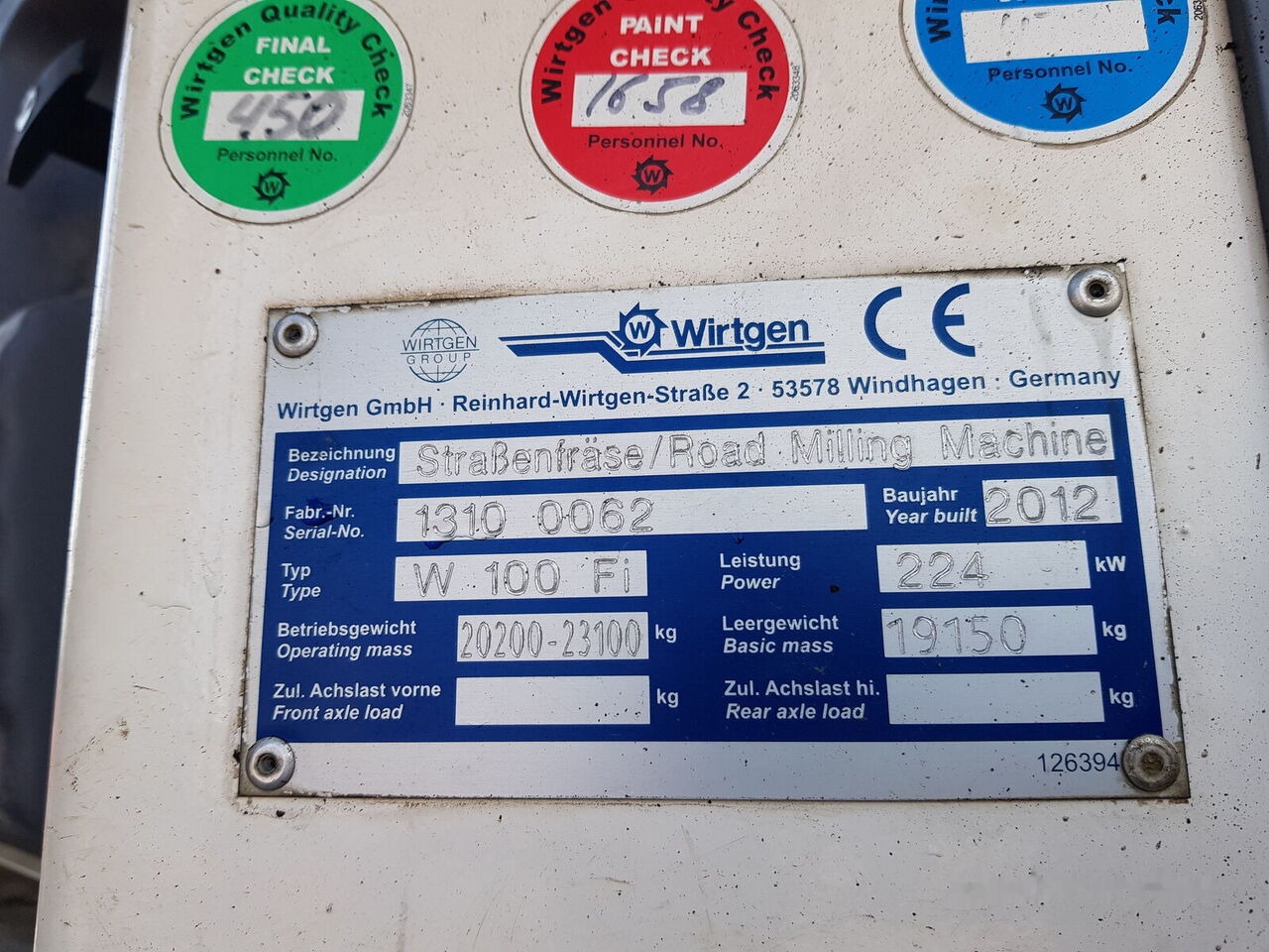 Wirtgen w100Fi - Дорожная фреза: фото 5 Wirtgen w100Fi - Дорожная фреза: фото 5