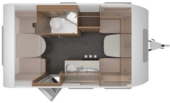 Knaus Sport 400 LK Design Paket - Прицеп дача: фото 2 Knaus Sport 400 LK Design Paket - Прицеп дача: фото 2