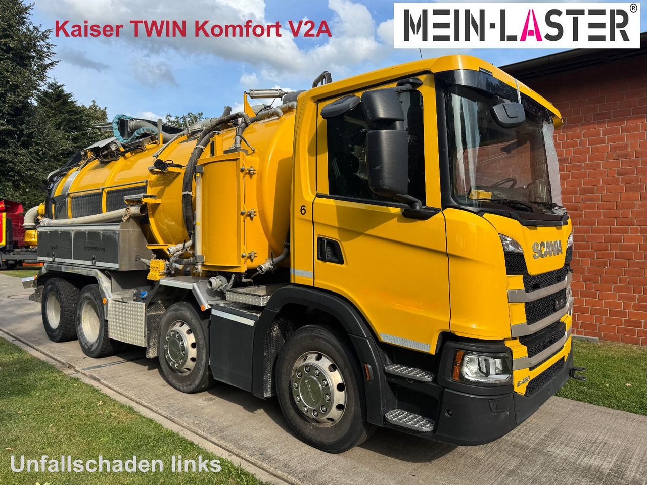 Scania G 450 8x4 Kaiser Twister Komfort V2A Funk - Ассенизатор: фото 1 Scania G 450 8x4 Kaiser Twister Komfort V2A Funk - Ассенизатор: фото 1
