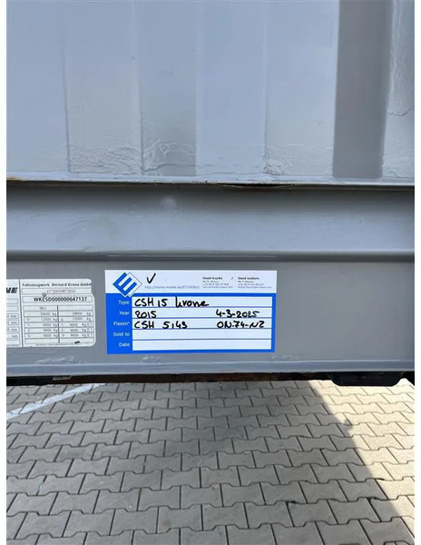 Krone 150x 2015 XL MEGA P400 HUCKEPACK - Полуприцеп-фургон: фото 2 Krone 150x 2015 XL MEGA P400 HUCKEPACK - Полуприцеп-фургон: фото 2