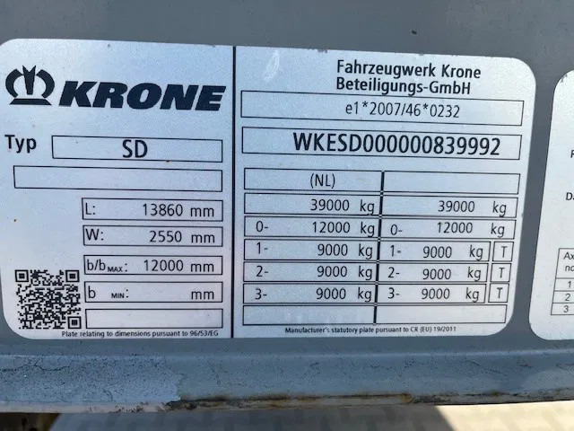 Krone 2018 XL P400 MEGA HUPAC - FERRY SPEC TRAILER WITH RAMPS - Полуприцеп-фургон: фото 5 Krone 2018 XL P400 MEGA HUPAC - FERRY SPEC TRAILER WITH RAMPS - Полуприцеп-фургон: фото 5