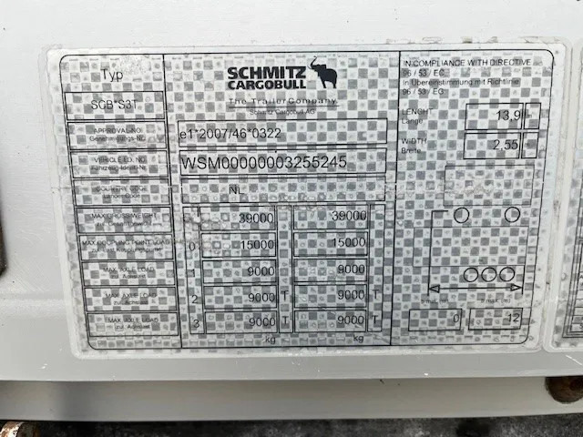 Schmitz Cargobull 2016 XL COIL TRAILER SCB*S3T - Тентованный полуприцеп: фото 3 Schmitz Cargobull 2016 XL COIL TRAILER SCB*S3T - Тентованный полуприцеп: фото 3